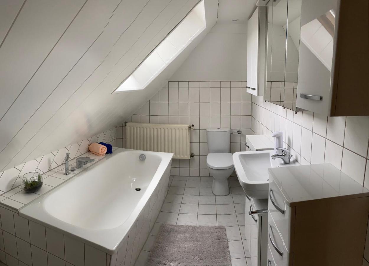 Ferienwohnung Zum Schloss ハルベ エクステリア 写真